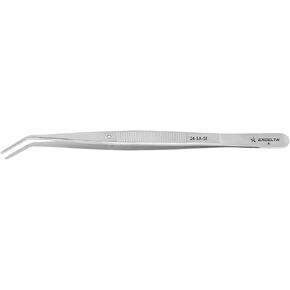 Excelta Angulated Stainless Steel Tweezer, Strong Blunt Points, 6" Overall Length in Saudi Arabia