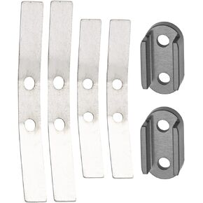 ShareGoo Steel Rear Axle Leaf Spring & Fixed Seat Mount Compatible with WPL D12 1/10 RC Car Upgrade Parts