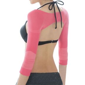 Ausom Womens Slimming Compression Long Sleeve Arm Shaper Slimmer Trimmer Back Shoulder Wrap Shaperwear