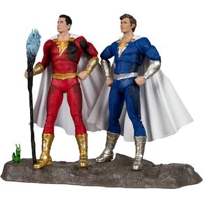 McFarlane Toys - DC Multiverse Shazam & Freddy Freeman 2pk 7in Action Figures, Gold Label, Amazon Exclusive