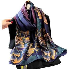 وشاح بملمس حريري من K-Elewon، وشاح للرأس، أوشحة عصرية، شالات طويلة خفيفة الوزن واقية من الشمس للنساء in Kuwait