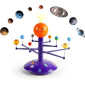 Science Can Solar System for Kids, Talking Astronomy Solar System Model Kit, Planetarium Projector with 8 Planets STEM Space Toys for 3 4 5+ Years Old Boys Girls