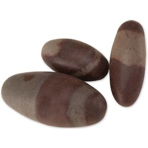 Stone Tone One 2"-2.25" Narmada Shiva Lingam (Set of 3)