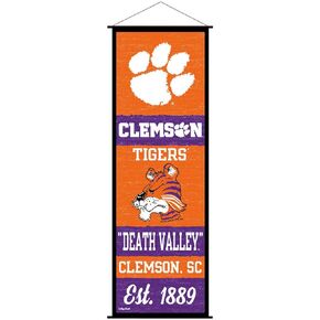 Clemson Tigers Banner and Scroll Sign