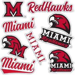 Desert Cactus Miami University (OH) Sticker Redhawks Stickers Vinyl Decals Laptop Water Bottle Car Scrapbook T2 (Type 2)