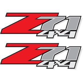 z71 4x4 Decals, Bedside Sticker for Chevy Truck (2007-2013) 1500 2500 HD (Peel & Stick) Easy Installation