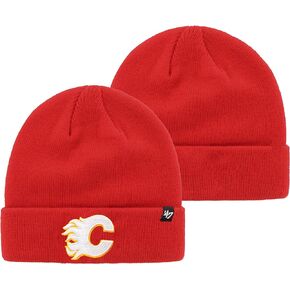 '47 NHL Unisex-Adult Primary Logo Cuffed Knit Beanie Hat Cold Weather Hat, One Size