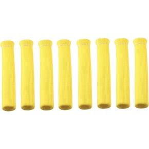X AUTOHAUX 8 Pcs High Heat Shield Engine Spark Plug Wire Boots Protector Sleeve Cover for Car Green