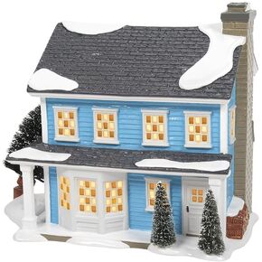 Department 56 Snow Village National Lampoon's Christmas Vacation The Chester House Lit Building, 7.64 Inch, Multicolor