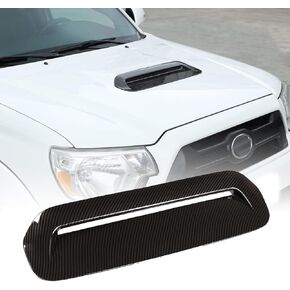 CHEAYAR Car Hood Vents,Hood Scoop Body Kit, Made of ABS Material,Engine Hood Air Outlet Vent Moulding Cover Trim Compatible with 2013-2015 Toyota Tacoma (Carbon Fiber Pattern)
