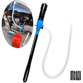 Fuel Transfer Pump Battery Operated Liquid Transfer Pump, Pumps Up to 2.5 Gallons Per Minute, Multi-Function Portable Pump for Fuel Oil Water Gas Fish Tank
