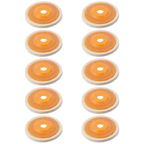 HOBBYIN 10Pcs 4'' Wool Felt Polishing Wheel,Round Wool Polishing Wheel Disc Pad for Metal Aluminum,Stainless Steel, Chrome, Jewelry
