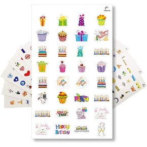 Calendar Planner Stickers by StriveZen, Planner Stickers Pack, 512 Cute Stickers, 16 Sheets, Birthday, Self Expression, Doctor Appointment, Productivity, Holiday, Budget, Travel, Health, Daily Chores