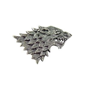 Angry Wolf Pin, Wolf Head, Celtic, G001, Gothic, Viking, Medieval, Pins, Lapel, Brooch, Brooches, Hat, Backpack, Handmade in the USA, Over 100 Gothic Designs Available, Pewter
