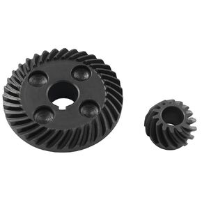 LQ Industrial 1 Set Hitachi 100 Angle Grinder Spiral Bevel Gear and Pinion Gear Metal Spiral Bevel Set Electric Tool Accessories Suitable for Hitachi G10SS Angle Grinder Gears