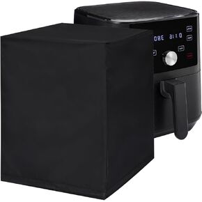 FlexiDapt Waterproof Air Fryer Cover for 7-10 Quart Instant Pot Toaster Oven Electric Pressure Cooker Rice Cooker, Countertop Appliances Dust Cover, Black