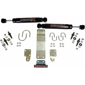 Skyjacker Black Max Dual Steering Stabilizer Kit (Black) - 8204