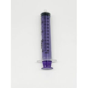 UltraFlo 60cc Enteral Feeding Syringes by Global Medical Products - ENFit & ISO 80369-3 Certified, BPA/DEHP/Latex-Free, Transparent Barrel (60CC, QTY 3)
