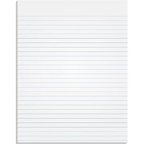 TOPS The Legal Pad Writing Pads, Glue Top, 8-1/2" x 11", Narrow Rule, 50 Sheets, 12 Pack (7529)