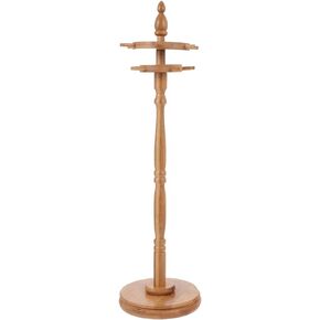 NUOBESTY 1pc Pen Hanger Wood Penholder Pen Hanging Wood Brush Stand Rack Wooden Brush Holder Paint Brush Hanger Wooden Hangers Multi-functional Rack Multifunction Ink Brush Bamboo To Rotate