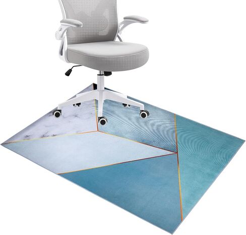 Office Chair Mat for Hardwood Floor and Low Pile Carpet Gaming Chair Mat 36×48 Inch Rectangular Rug Floor Protector Desk Chair Mat for Tile Floors Floor Mat Anti Slip (Multi-01) in Kuwait