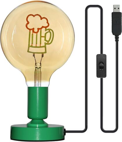 Industrial Table Lamp Small Edison Hat Decorative Lights E26 Base Bedside Lamps,Outdoor and Bedroom Decor,Bedside, Café, Bar, Pub,Party Home Bar Hotel Restaurant in Kuwait