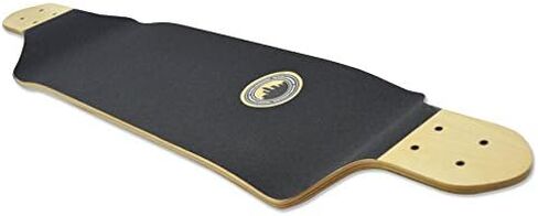 لوح تزلج Yocaher Longboard Drop Down Cruiser مقاس 41.25 بوصة × 10 بوصة مع شريط قبضة أسود ممتاز من BLACKWIDOW - (السطح فقط - وردي N' Mint) in Kuwait