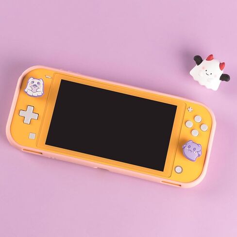4 قطع من BLINGKIYO عصا التحكم في الهالوين بمقبض الإبهام اللطيف، غطاء تناظري للتبديل OLED Joycon أغطية قبضة الإبهام للتبديل والتبديل لايت والتبديل OLED-Ghost in Kuwait