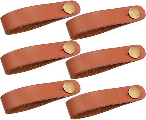 Sound harbor Guitar Headstock Adapter Straps Tie 6pcs Brown Guitar Neck Strap Leather Headstock Strap Lock in Saudi Arabia