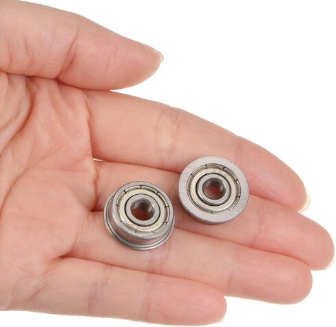 uxcell F683ZZ Flanged Ball Bearing 3x7x3mm Double Shielded Chrome Steel Flange Bearings, 20pcs in Saudi Arabia