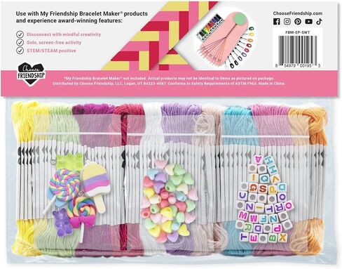 Choose Friendship, My Friendship Bracelet Maker Be Bold Expansion Pack, Makes 8-16 Bracelets in Saudi Arabia