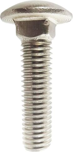 أجزاء صغيرة FSC387CBSS مسمار نقل برقبة مربعة مستديرة، 18-8 فولاذ مقاوم للصدأ، سداسي، مقاس خيط 3/8 بوصة - 16 بوصة، طول 7 بوصة in Kuwait