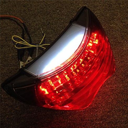 HTTMT- Clear Led Tail Light Brake Light with Integrated Turn Signals Indicators Compatible with 99-00 CBR 600 F4/ 04-06 CBR600 F4I in Saudi Arabia