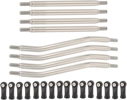 RZXYLRC 8pcs Suspension Steering Linkage Link Rod Set with Ball End for RC Car Crawler Axial Capra 1.9 UTB AXI03004 Replacement Parts in Saudi Arabia