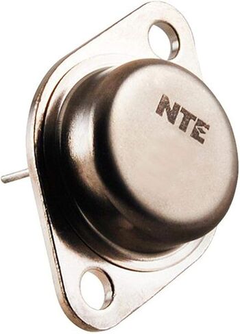 NTE Electronics NTE284 NPN ترانزستور تكميلي من السيليكون، مخرج مضخم الصوت، 180 فولت، 16 أمبير in Saudi Arabia