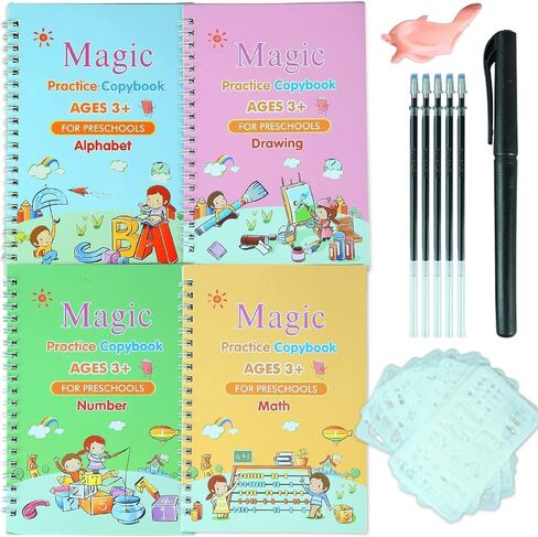 JustBlanks 20 Pcs Pencil Grips for Kids Handwriting - Pencil Holder for Kids, Pencil Grippers Writing Tool, Writing Posture Correction Tools for Toddlers, Preschoolers Special Needs for Classroom in Saudi Arabia