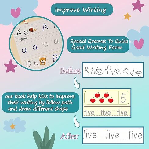 JustBlanks 20 Pcs Pencil Grips for Kids Handwriting - Pencil Holder for Kids, Pencil Grippers Writing Tool, Writing Posture Correction Tools for Toddlers, Preschoolers Special Needs for Classroom in Saudi Arabia