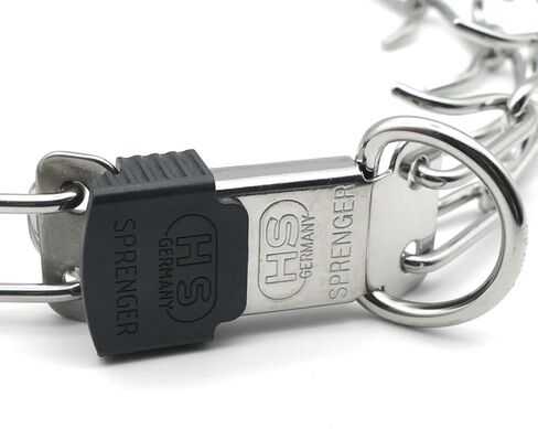 Herm Sprenger Stainless Steel Prong Dog Collar with ClicLock Buckle - for Small Medium Large Dogs – Ultra-Plus Training Pinch Collar with Quick Release - Made in Germany (16in (40cm) x 2.25mm) in Saudi Arabia