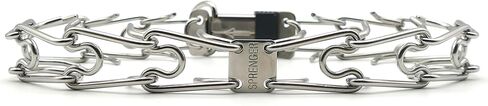 Herm Sprenger Stainless Steel Prong Dog Collar with ClicLock Buckle - for Small Medium Large Dogs – Ultra-Plus Training Pinch Collar with Quick Release - Made in Germany (16in (40cm) x 2.25mm) in Saudi Arabia