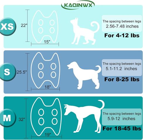 Pet Grooming Hammock with Harness, Nail Clippers, Trimmers, and Comb for Small Dogs (S) in Saudi Arabia