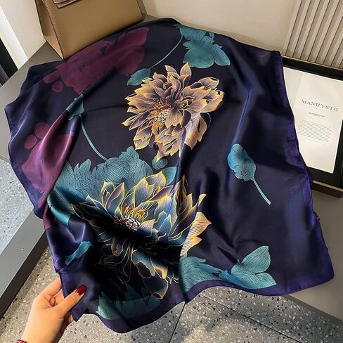 وشاح بملمس حريري من K-Elewon، وشاح للرأس، أوشحة عصرية، شالات طويلة خفيفة الوزن واقية من الشمس للنساء in Kuwait