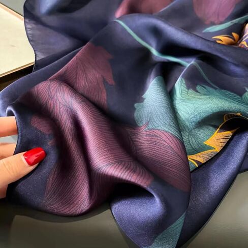 وشاح بملمس حريري من K-Elewon، وشاح للرأس، أوشحة عصرية، شالات طويلة خفيفة الوزن واقية من الشمس للنساء in Kuwait