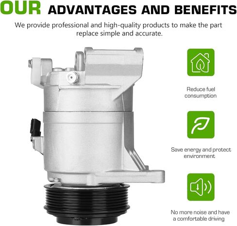 A/C Compressor with Clutch Fit for 2008-2014 Nissan Maxima 2009-2014 Murano 2013-2015 Pathfinder 2011-2015 Quest 3.5L Air Conditioner Compressor in Saudi Arabia