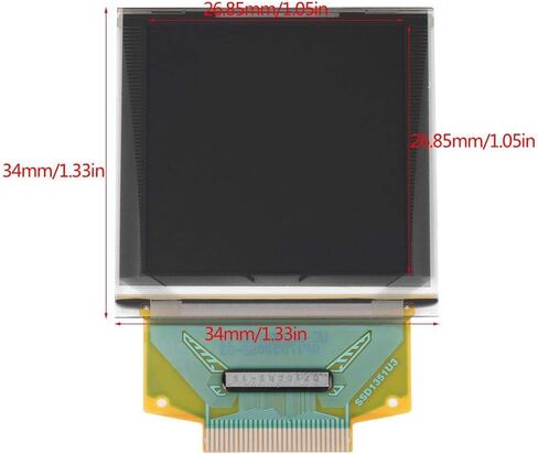 وحدة رسومية لعرض الألوان OLED مقاس 1.5 بوصة من Hilitand 128x128 SSD1351 واجهة محيطية تسلسلية لملفات MP3 in Saudi Arabia