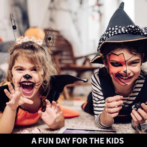 RYKOMO 48 Pieces Face Paint Stencils Body Facial Painting Stencils Plastic Tattoo Painting Templates Face Tracing Stencils Reusable Makeup Painting Templates for Holiday Halloween Party in Kuwait