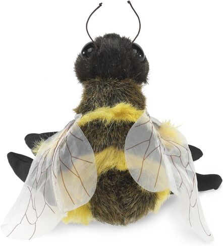 Folkmanis Honey Bee Hand Puppet, Yellow, Black (3028) in Saudi Arabia