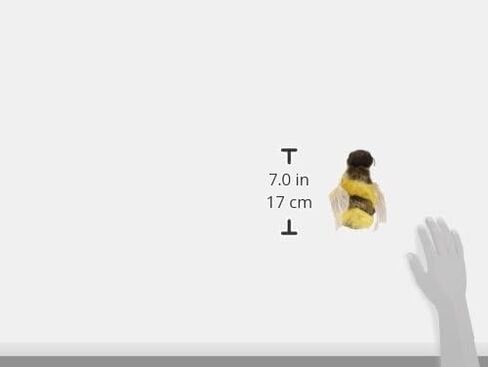 Folkmanis Honey Bee Hand Puppet, Yellow, Black (3028) in Saudi Arabia