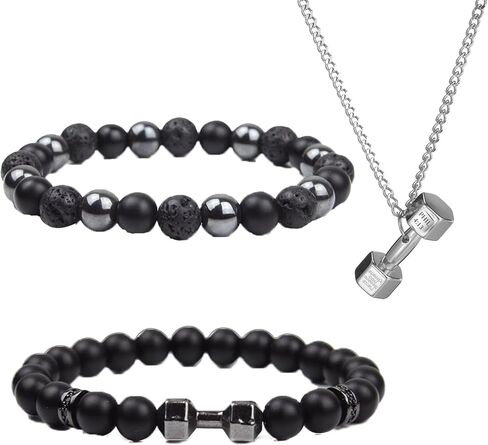 BAIJAHUXI weighted bracelet,Dumbbell Bracelet For Men，Weighted Bracelet For Men, Alloy dumbbell bracelet, weighted bracelet 10lb in Saudi Arabia