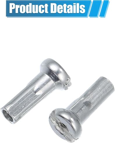 X AUTOHAUX 36pcs 14G J Bend Bicycle Galvanized Spokes Cycle Spokes with Brass Nipples Steel Spokes for Mountain Bike MTB in Saudi Arabia
