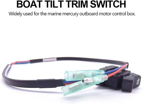 مفتاح تقليم إمالة القارب من سبوريك للتحكم في دواسة الوقود ميركوري مارينر، مفتاح التحكم عن بعد لعناصر التحكم كويك سيلفر 175HP 135HP 125HP 60HP Commander 2000 أجهزة التحكم عن بعد 87-18286A43 87-16991A1 in Kuwait